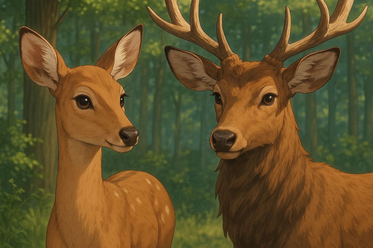 KI generiertes Bild von einem Tierpark